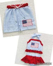Load image into Gallery viewer, 4th of July Embroidered Swimsuit Collection PREORDER

