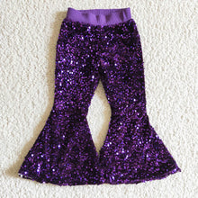 Load image into Gallery viewer, Sequin Bell Bottoms PREORDER
